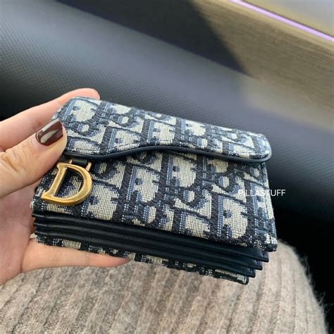 dior saddle 5 gusset card holder|Small Saddle 5.